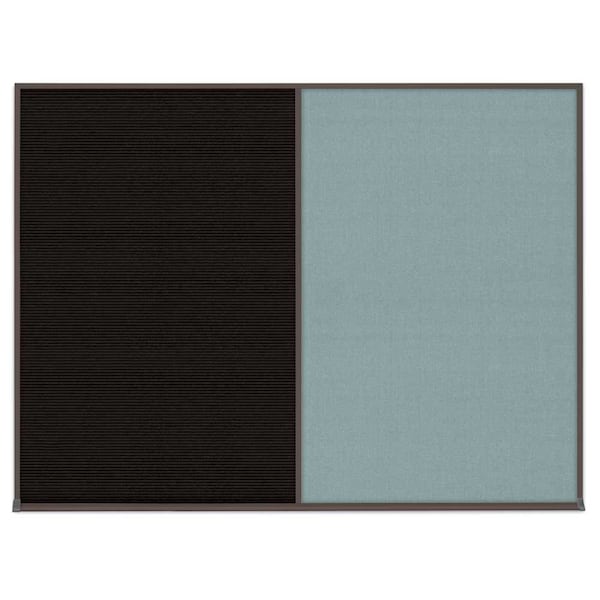 Triple Door Radius Corkboard, 72"X48", S